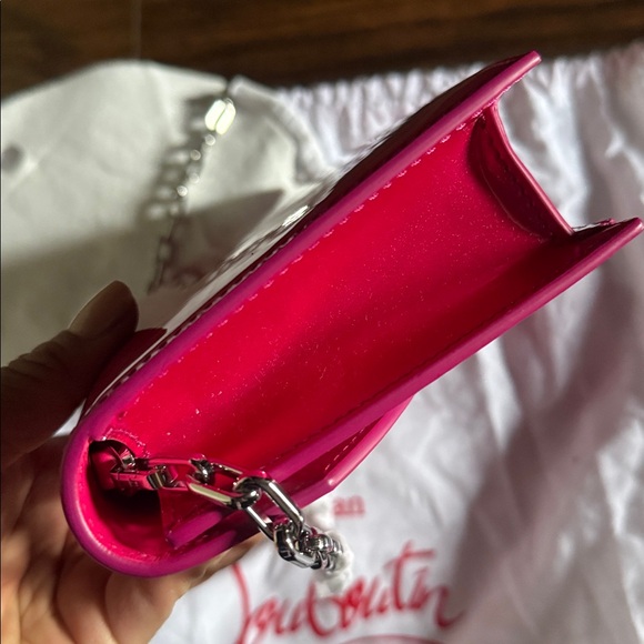 Christian Louboutin LOUBI54 Patent Perle in PinUp/Silver - Picture 7 of 16